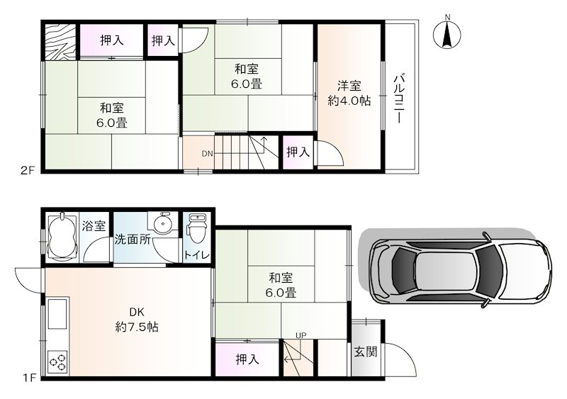箕面市新稲6丁目 戸建 4DK